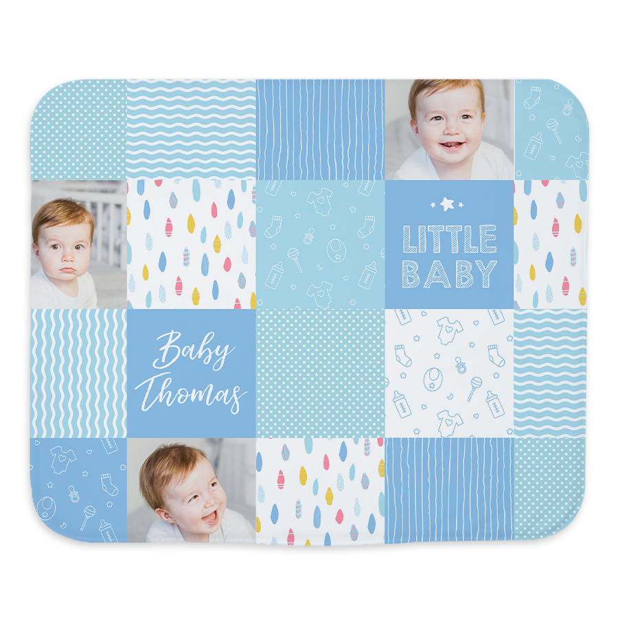 Sweet Blue Baby Blanket Product card